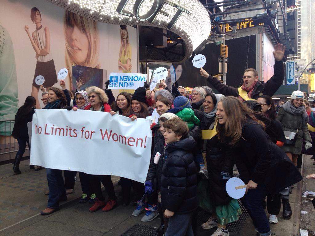 No Limits for Women marched in the Gender Equity Day march